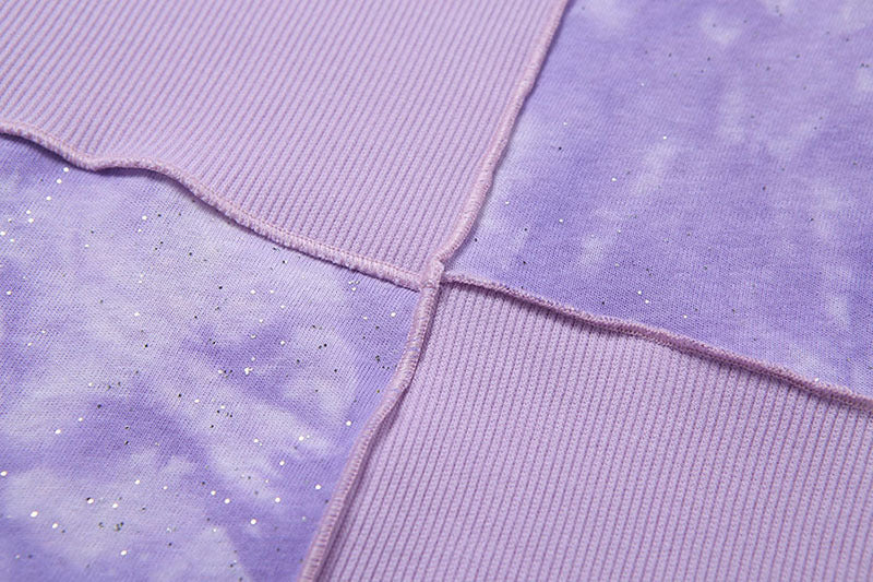 COSMIC HAZE PATCH CROP TOP