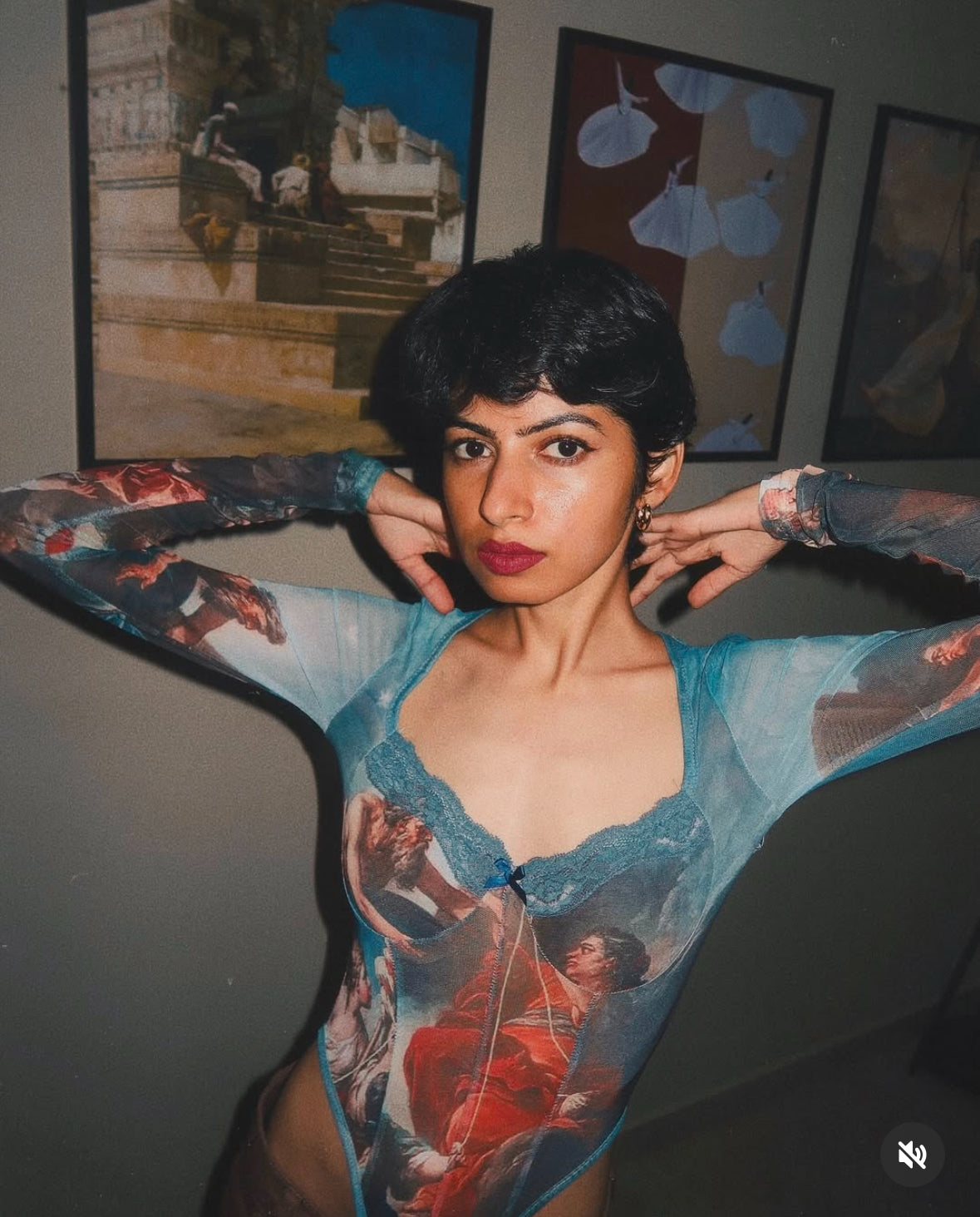 RENAISSANCE AFFAIR MESH BODYSUIT