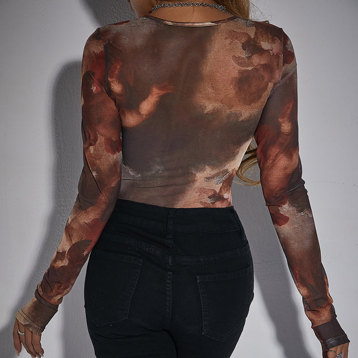 AUTUMN SERANADE MESH BODYSUIT