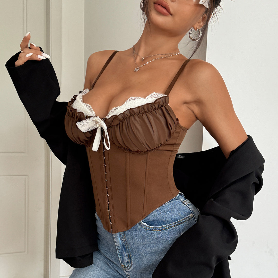 MOCHA ROMANCE CORSET