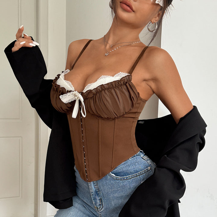 MOCHA ROMANCE CORSET