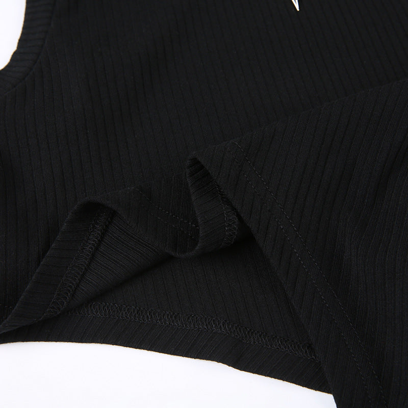 CHROME EDGE RIBBED TOP