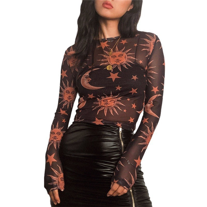 CELESTIAL GLOW LONG SLEEVE TOP