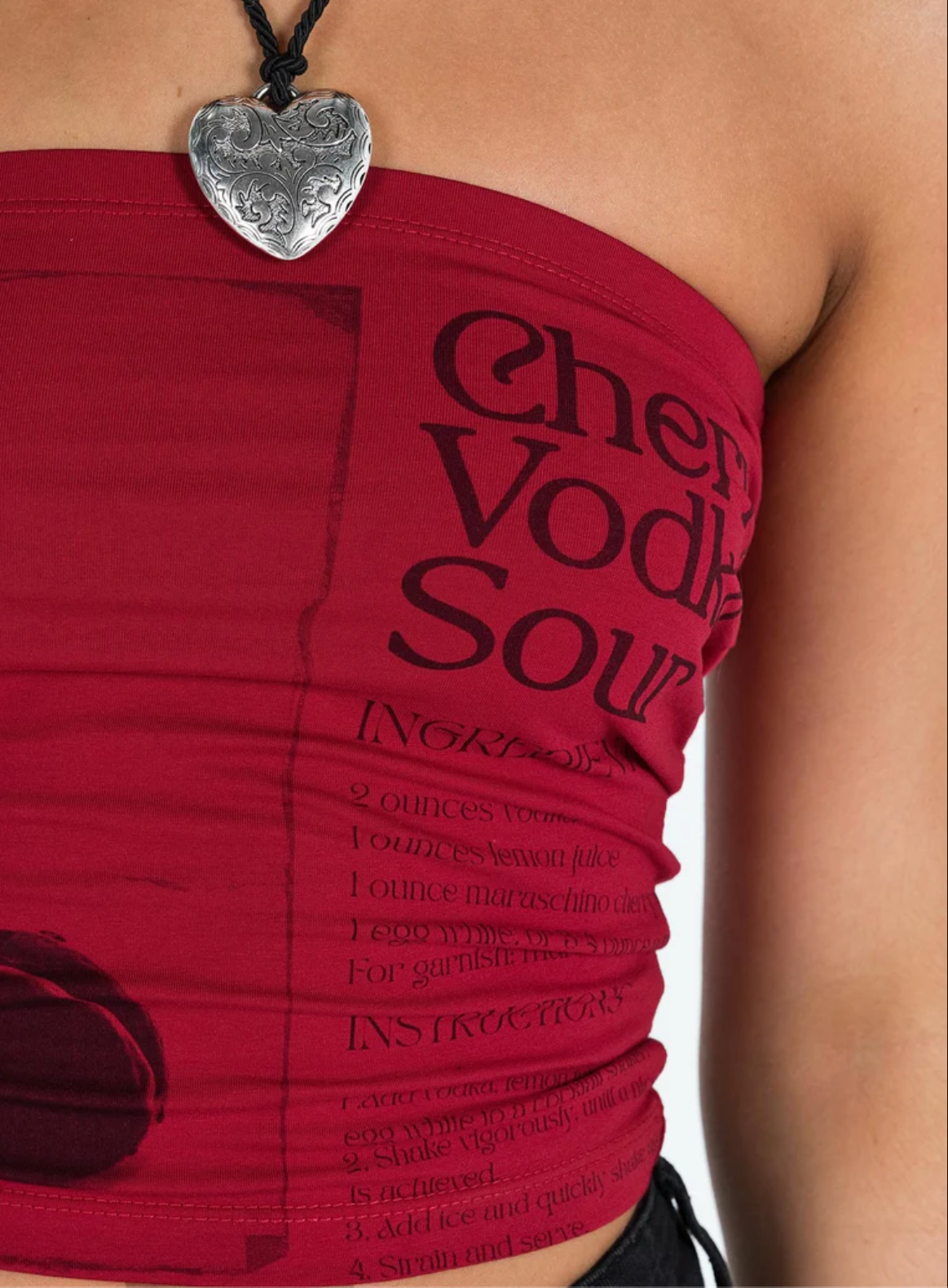 CHERRY VODKA TUBE TOP