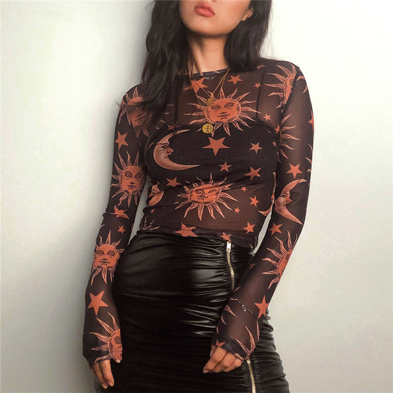 CELESTIAL GLOW LONG SLEEVE TOP
