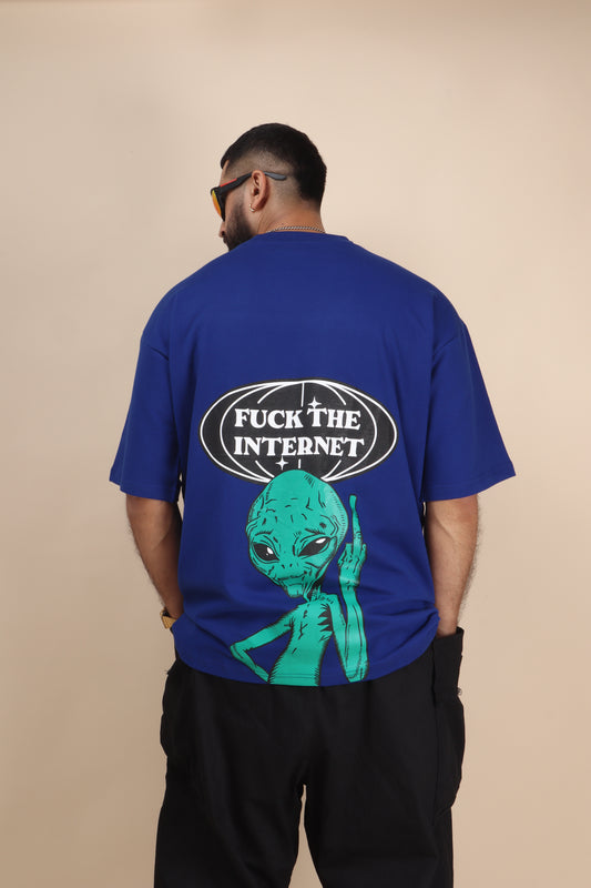 FUCK THE INTERNET OVERSIZED T-SHIRT