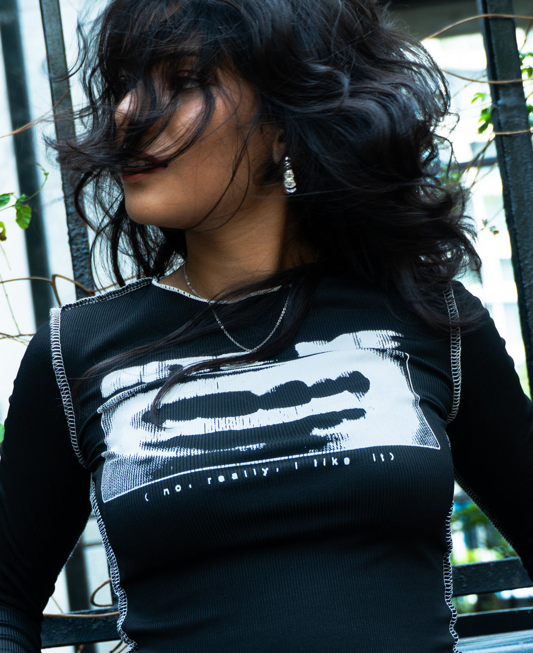 BITE ME LONG SLEEVE TOP