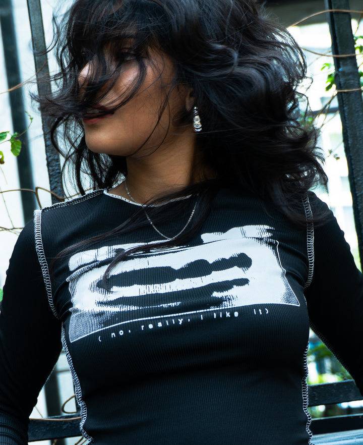 BITE ME LONG SLEEVE TOP