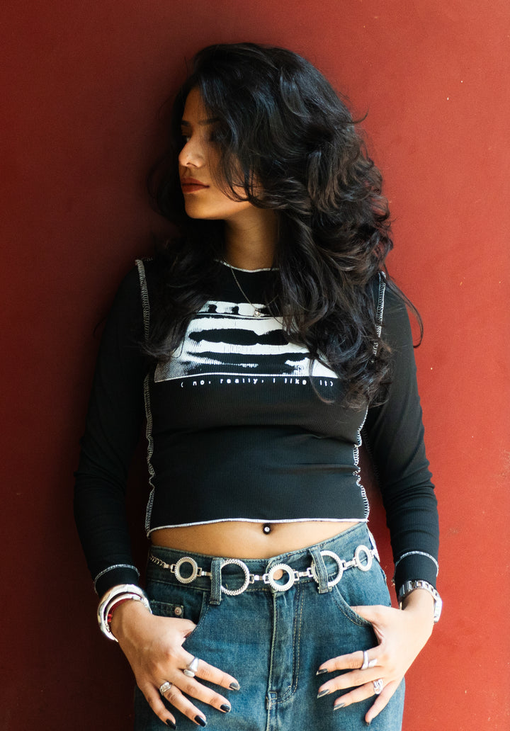 BITE ME LONG SLEEVE TOP