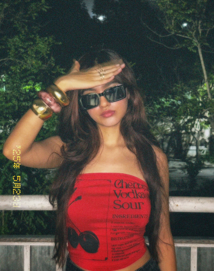 CHERRY VODKA TUBE TOP
