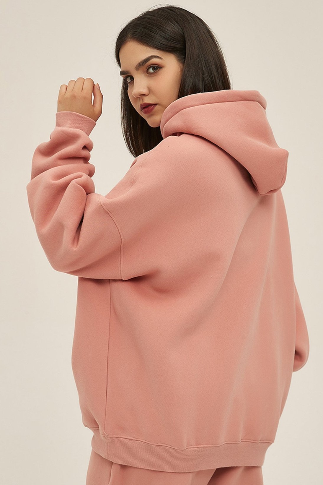 UNISEX OVERSIZED PEACH HOODIE