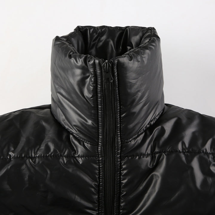 CONVERTIBLE HIGH NECK PUFFER JACKET