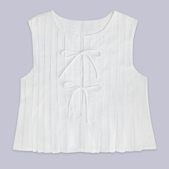 LINEN PETAL TIE TOP (PRE-ORDER)