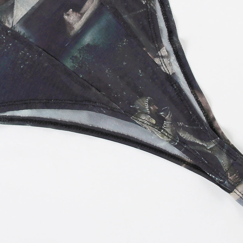 MOSAIC MUSE MESH BODYSUIT