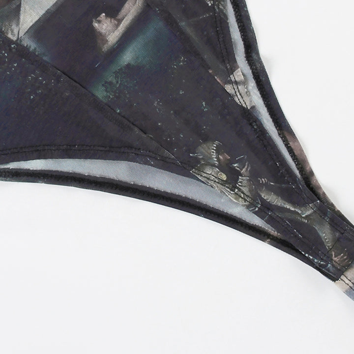 MOSAIC MUSE MESH BODYSUIT