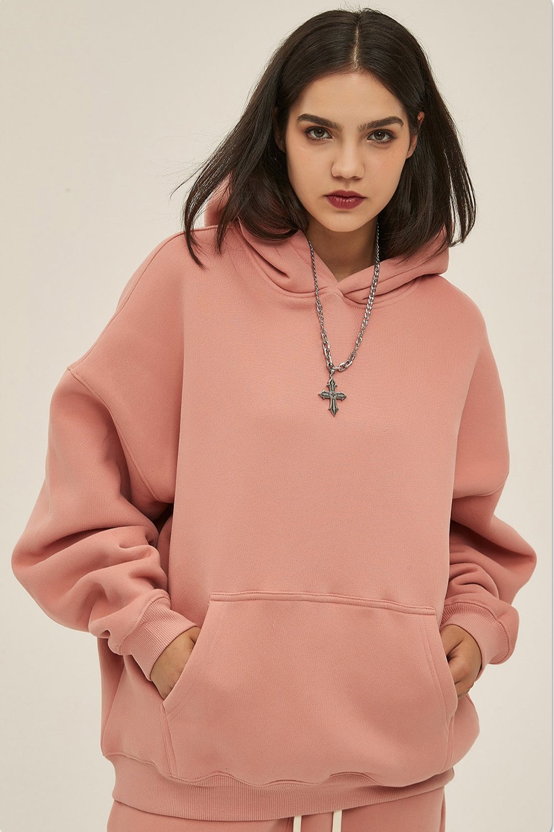 UNISEX OVERSIZED PEACH HOODIE