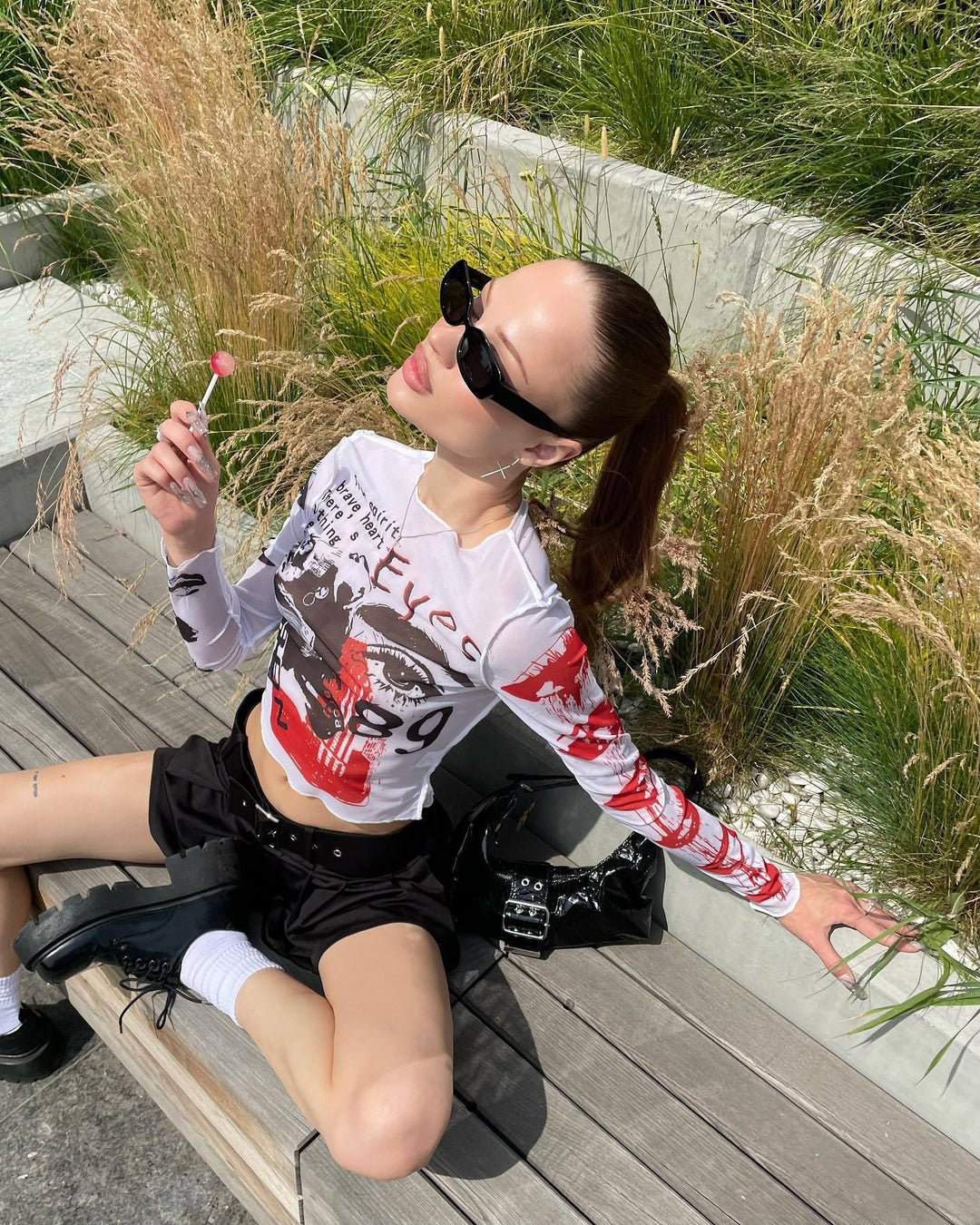 REBEL VISION LONG SLEEVE TOP