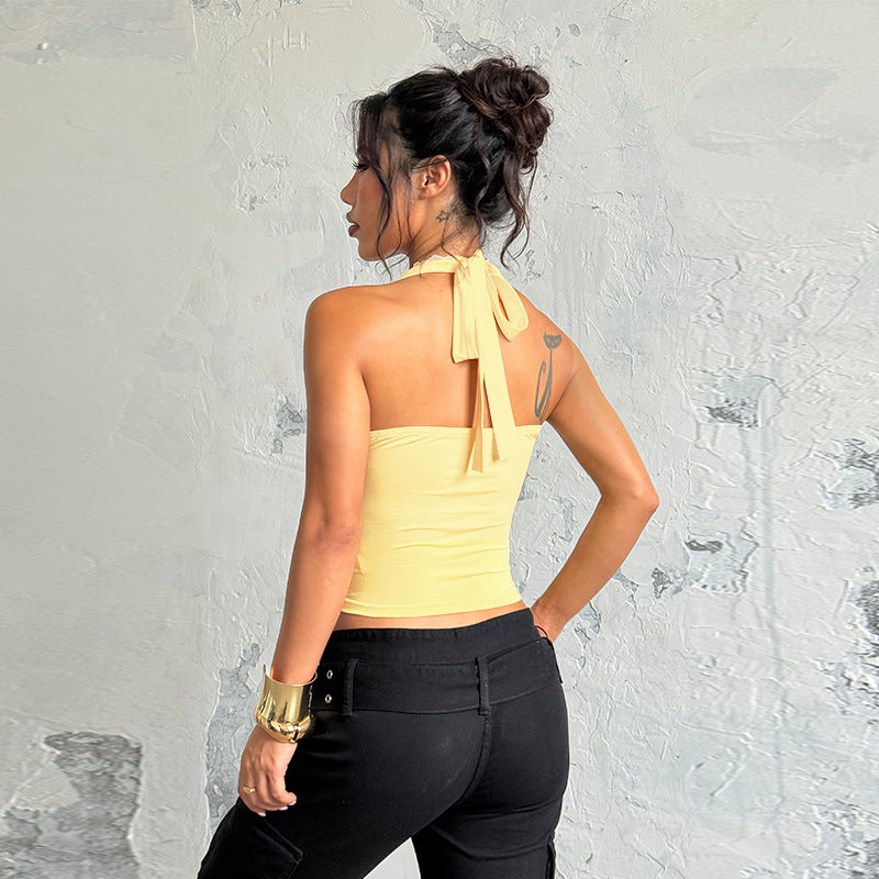 SUNDAZE HALTER NECK TOP