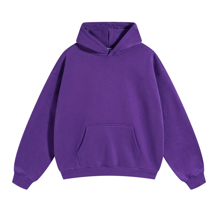 UNISEX OVERSIZED PURPLE HOODIE