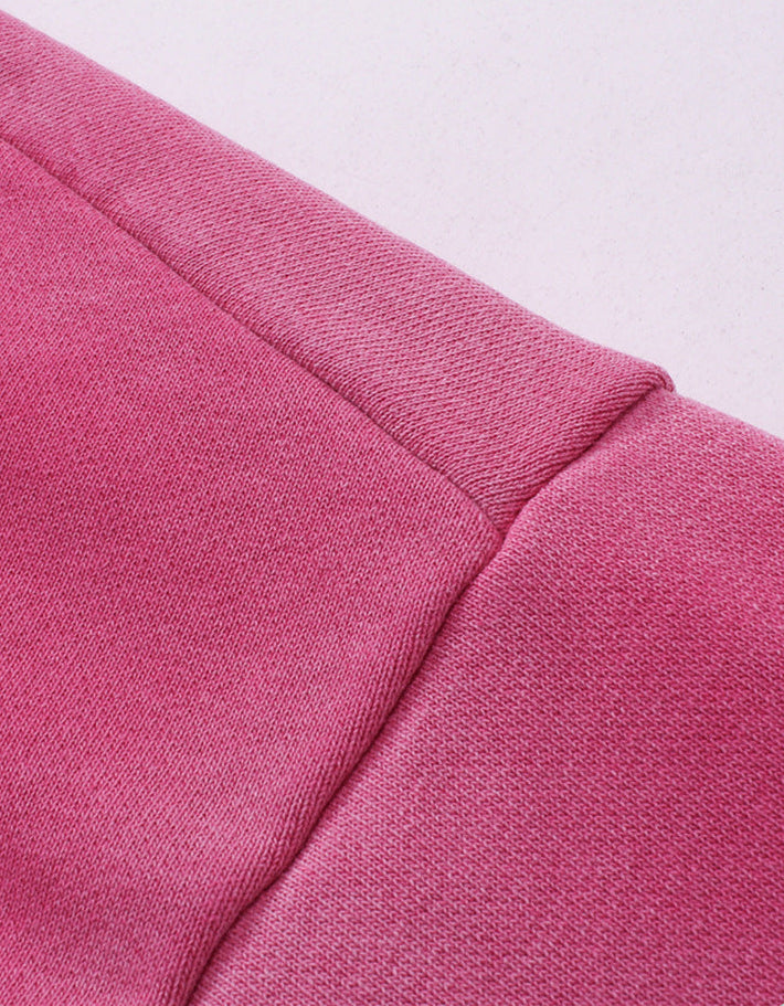 DISTRESSED BOXY FIT HOODIE