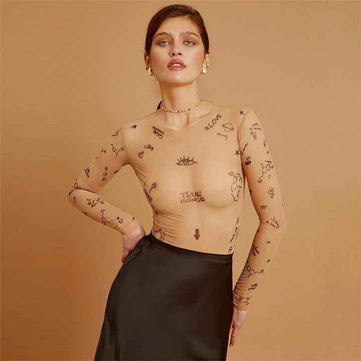 TRUE FEELINGS MESH BODYSUIT