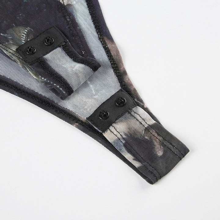 MOSAIC MUSE MESH BODYSUIT