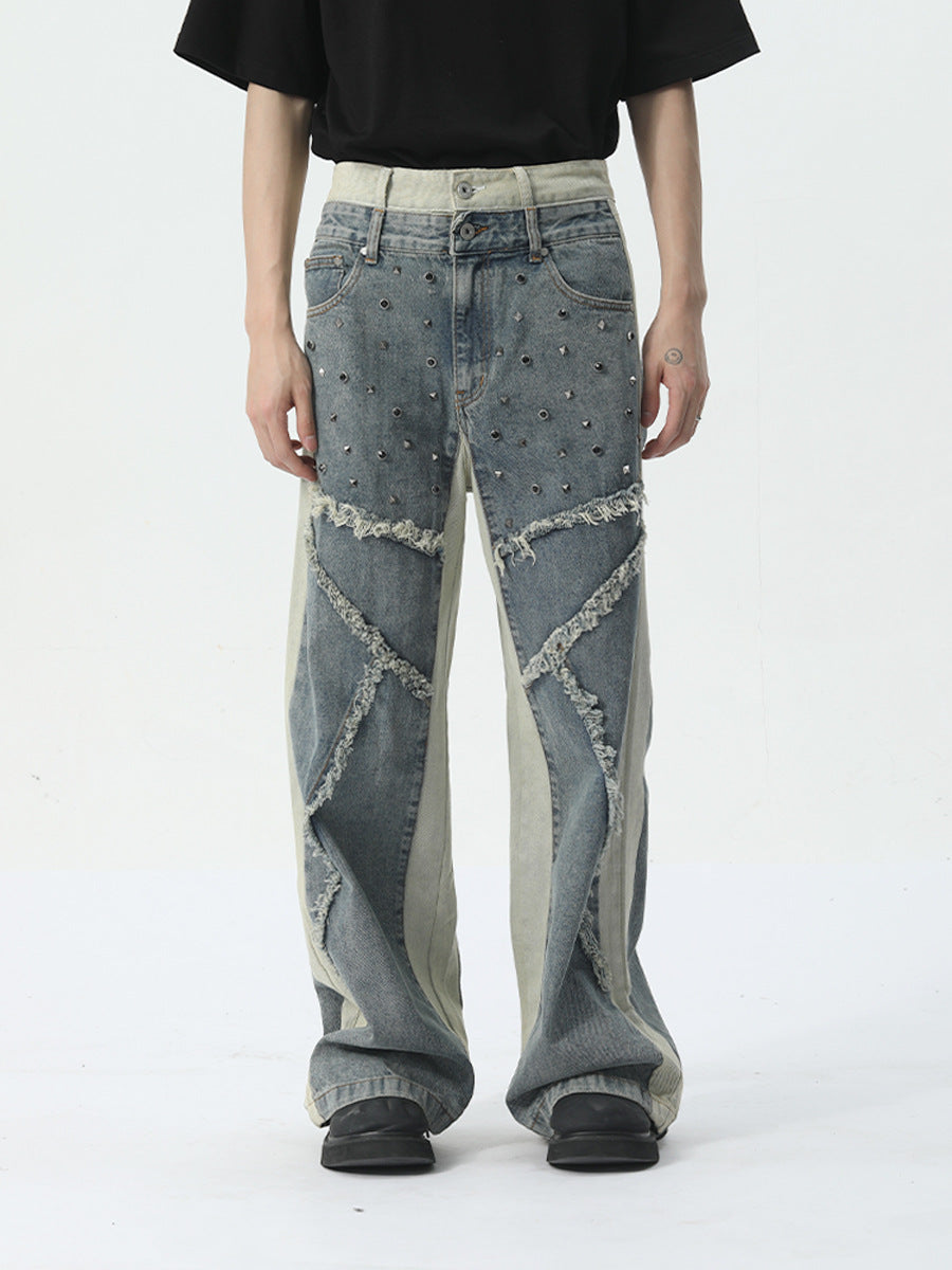 HEAVYWEIGHT SUPER BAGGY STONE WASH DENIM