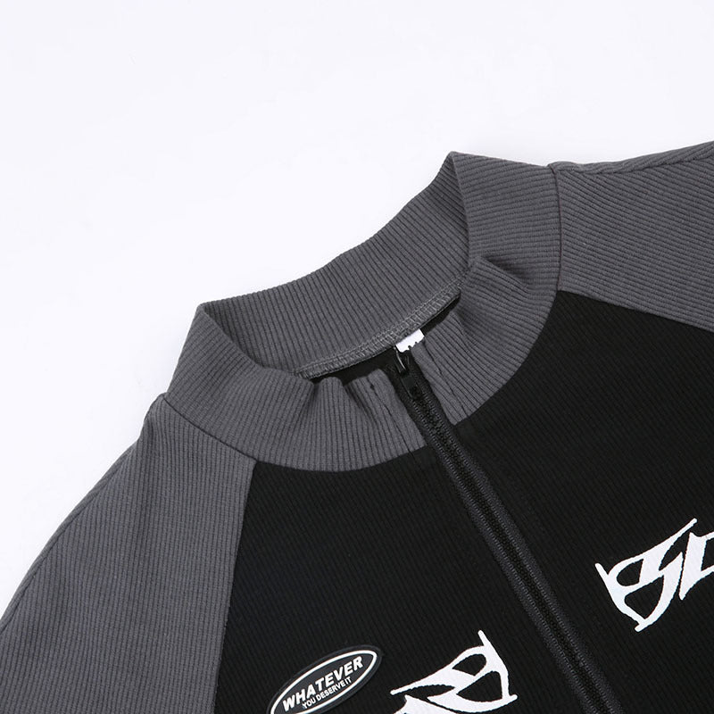 BOLDFLEX ZIP CROP LONG SLEEVE TOP