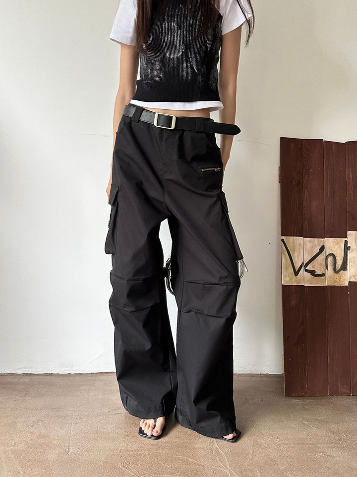 MULTIPOCKET PURE COTTON CARGO PANTS
