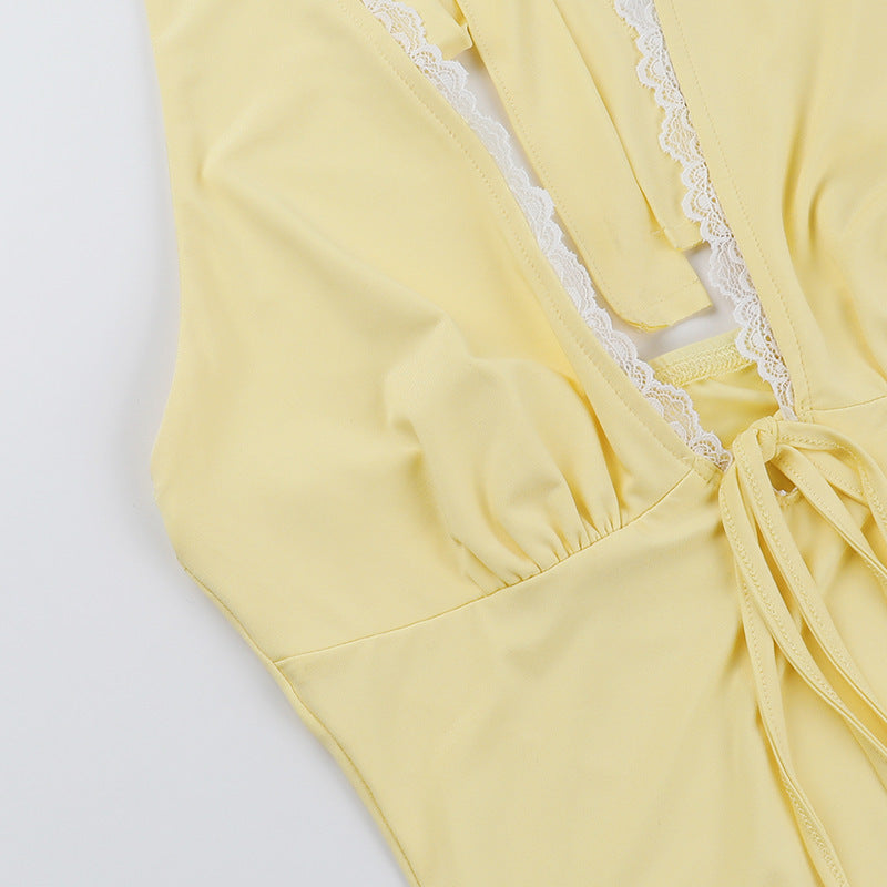 SUNDAZE HALTER NECK TOP