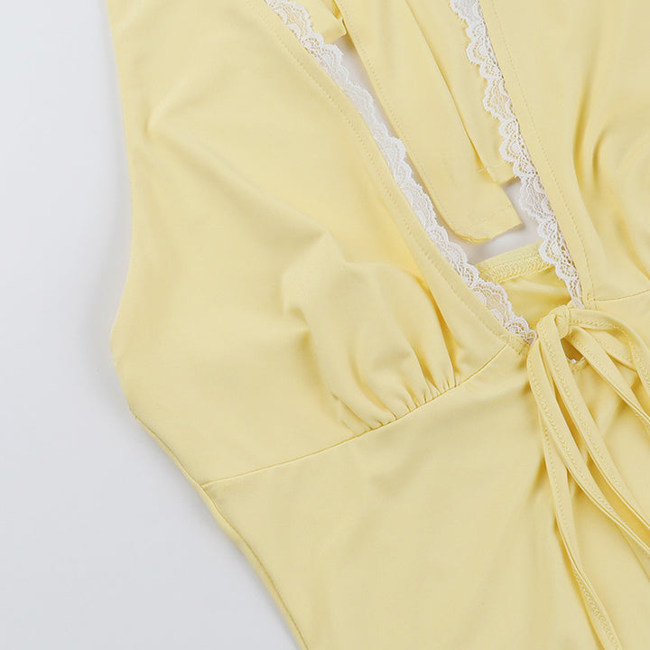 SUNDAZE HALTER NECK TOP