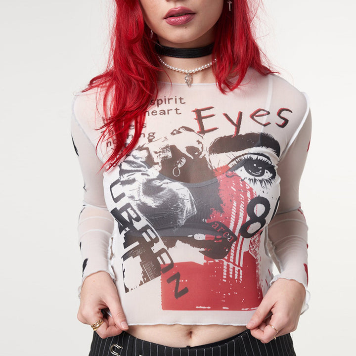 REBEL VISION LONG SLEEVE TOP