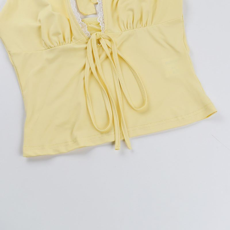 SUNDAZE HALTER NECK TOP