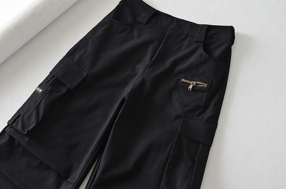 MULTIPOCKET PURE COTTON CARGO PANTS
