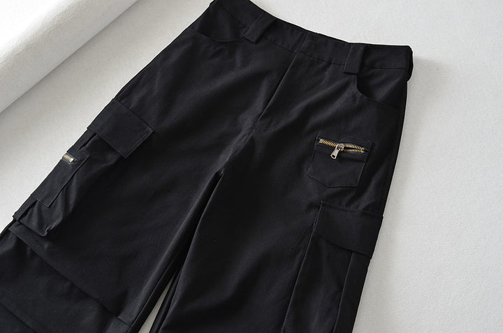 MULTIPOCKET PURE COTTON CARGO PANTS
