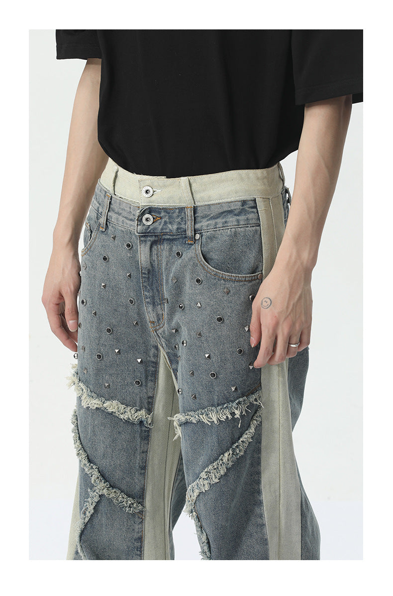 HEAVYWEIGHT SUPER BAGGY STONE WASH DENIM