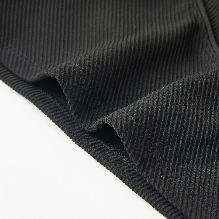 LUNA RIBBED BUILT IN BRA TANK TOP