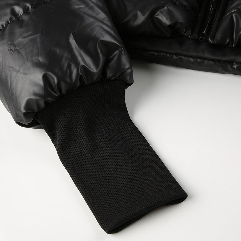 CONVERTIBLE HIGH NECK PUFFER JACKET
