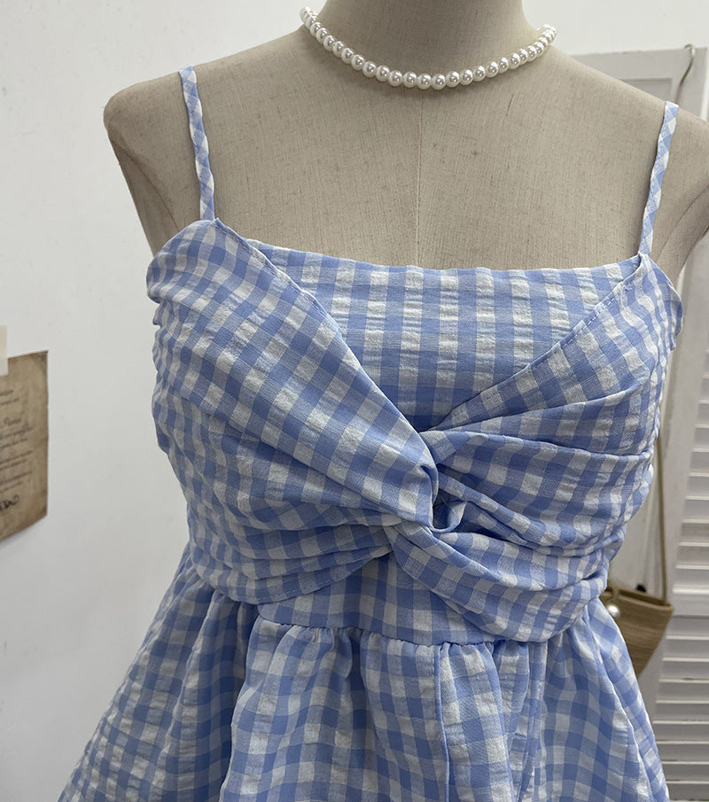 PASTEL PICNIC GHINGHAM TOP