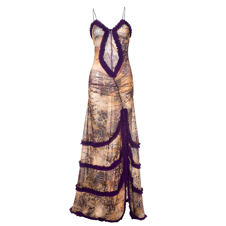TWILIGHT WHISPER SLIT DRESS