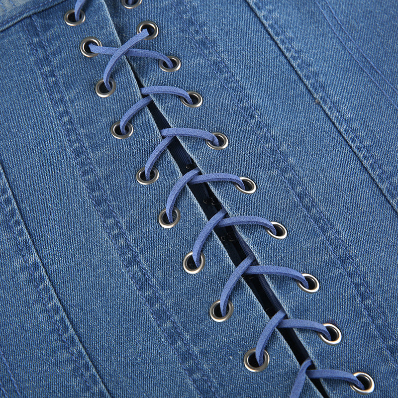 DENIM DREAMER STRETCHABLE  CORSET