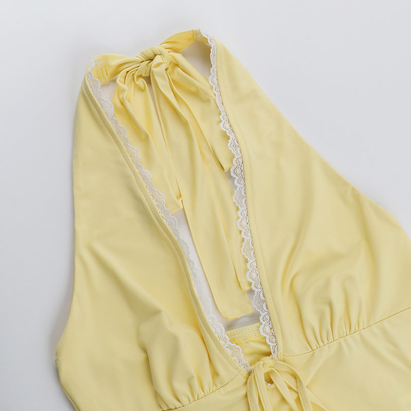 SUNDAZE HALTER NECK TOP