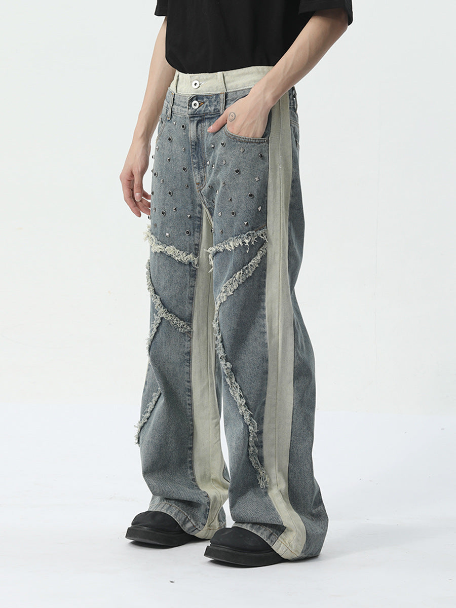 HEAVYWEIGHT SUPER BAGGY STONE WASH DENIM