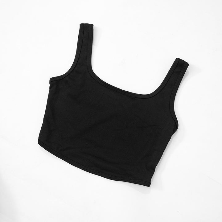DOUBLE LAYERED CROPPED HOODIE