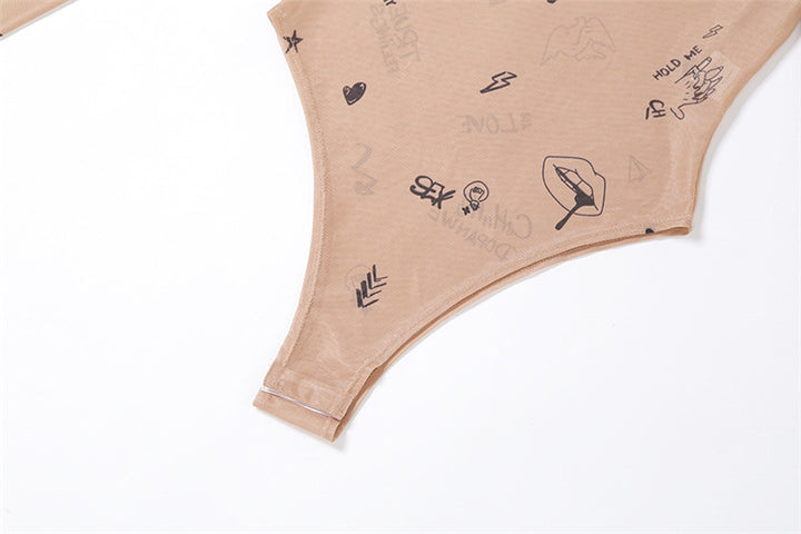TRUE FEELINGS MESH BODYSUIT