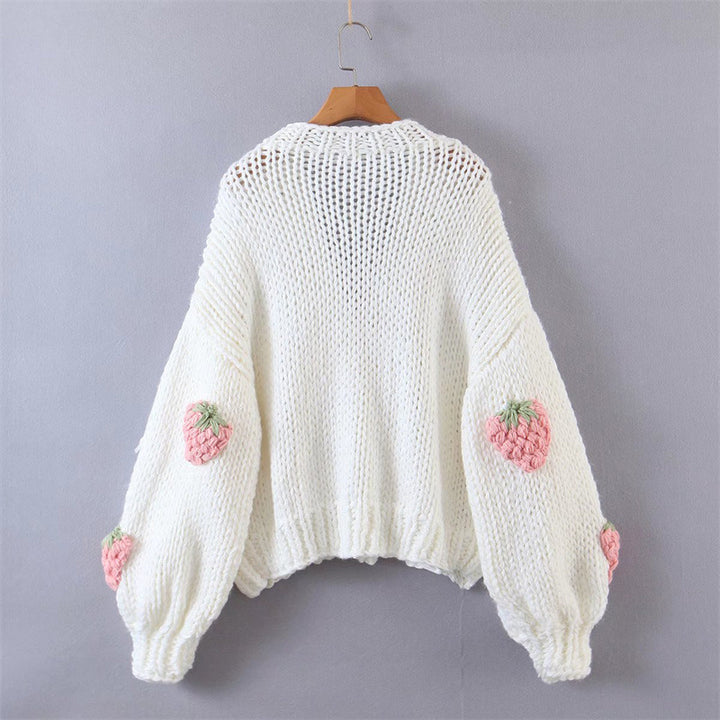 HAND MADE MOHAIR KNIT SWEATER