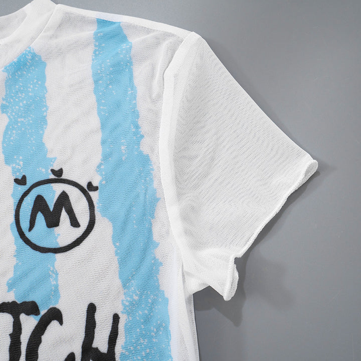 BADDIE ENERGY MESH BABY TEE