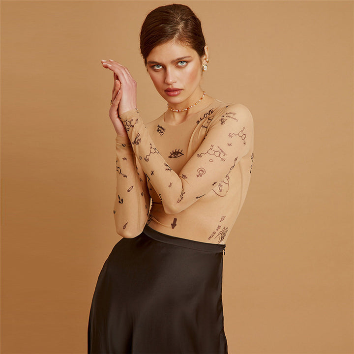 TRUE FEELINGS MESH BODYSUIT