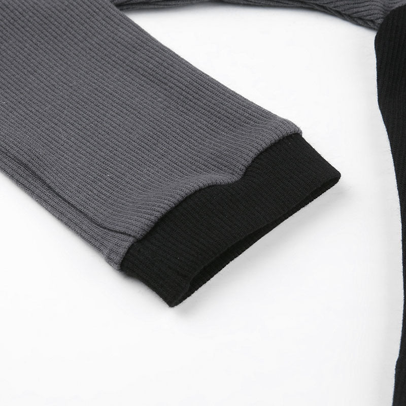 BOLDFLEX ZIP CROP LONG SLEEVE TOP