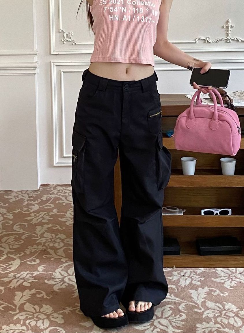 MULTIPOCKET PURE COTTON CARGO PANTS